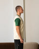 Carre Script Two Tone T-Shirt Off White