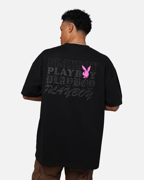 Playboy By Culture Kings Stacked T-Shirt Black