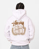 Stussy S Wreath Hoodie White