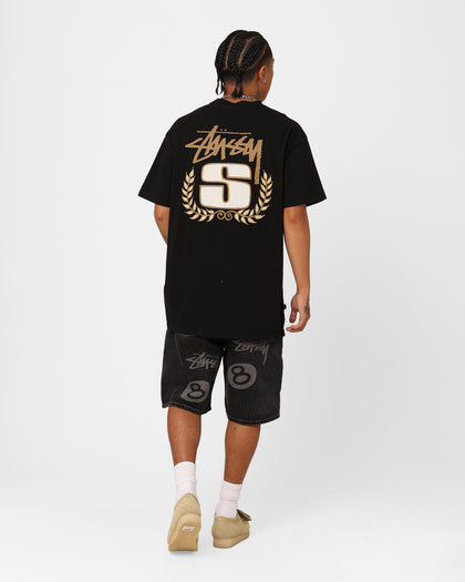 Stussy S Wreath T-Shirt Pigment Black
