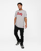 New Era Chicago Bulls Pinstripe T-Shirt Grey