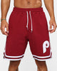 New Era Philadelphia Phillies Logo Select Shorts Red