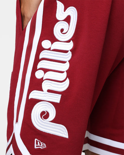 New Era Philadelphia Phillies Logo Select Shorts Red