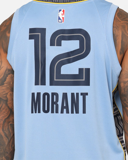 Nike Ja Morant Memphis Grizzlies #12 Statement Edition Dri-FIT Swingman Jersey Light Blue