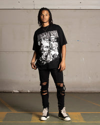 Saint Morta Zeus Boxy T-Shirt Black