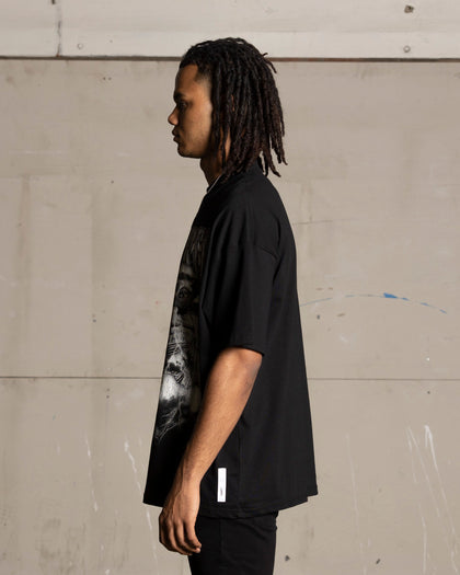 Saint Morta Zeus Boxy T-Shirt Black