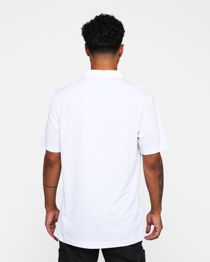 Students Golf Armstrong Poly Polo Shirt White