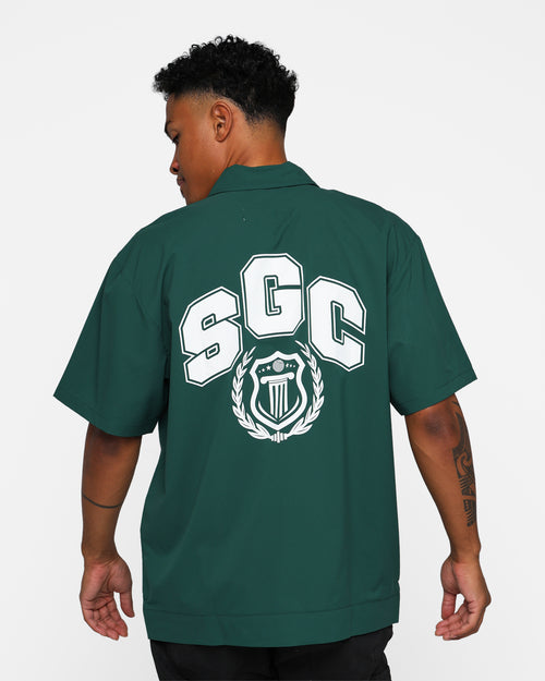 Students Golf Baker Cabana Shirt Green