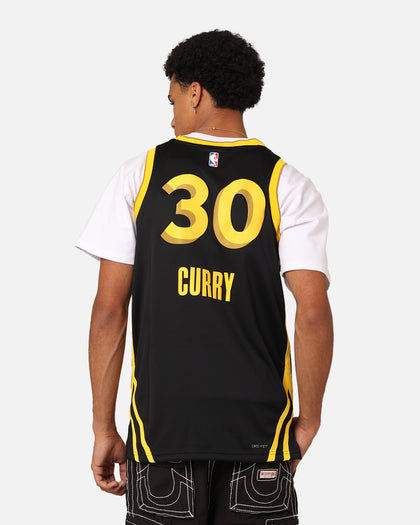 Nike Golden State Warriors Steph Curry Dri-FIT Swingman Jersey Black