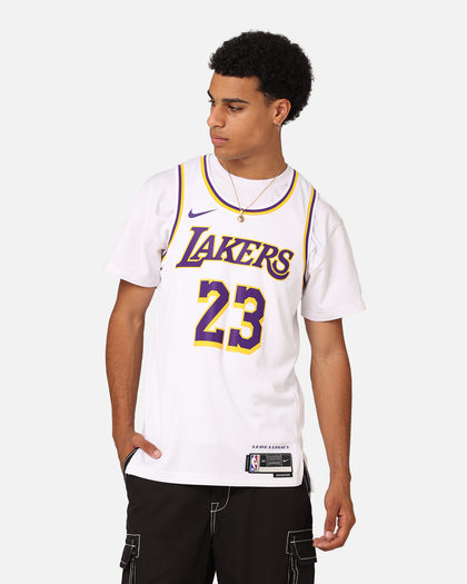 Nike Los Angeles Lakers Lebron James Dri-FIT Swingman Jersey White