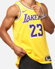 Nike Los Angeles Lakers Lebron James Dri-FIT Swingman Jersey Amarillo