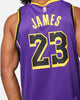 Nike Los Angeles Lakers Lebron James Dri-FIT Swingman Jersey Field Purple