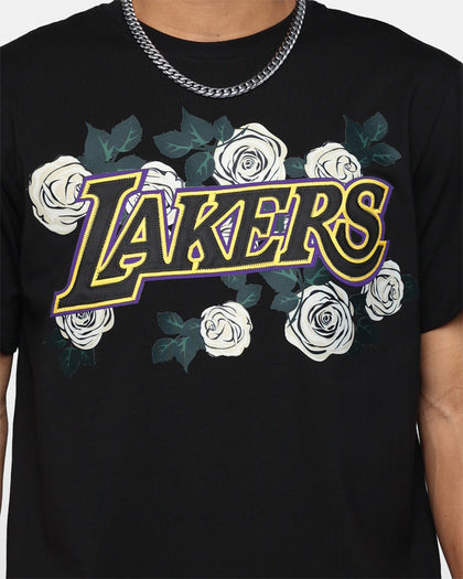 Pro Standard Los Angeles Lakers Roses T-Shirt Black