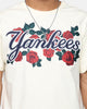 Pro Standard New York Yankees Roses T-Shirt Eggshell