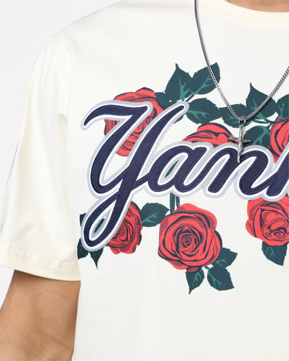Pro Standard New York Yankees Roses T-Shirt Eggshell