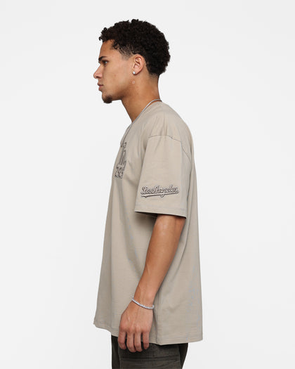 Pro Standard Los Angeles Dodgers Neutral T-Shirt Taupe
