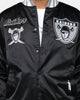 Pro Standard Las Vegas Raiders Satin Varsity Jacket Black/Grey