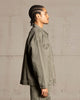 Saint Morta Oversized Denim Jacket Khaki Green