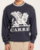 Carré Brave Knitted Sweater Navy