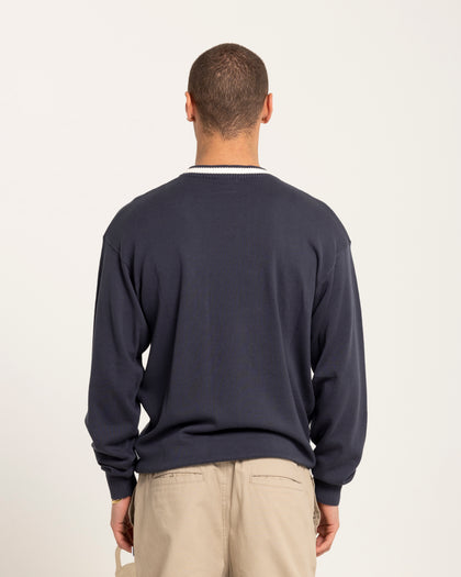Carré Brave Knitted Sweater Navy