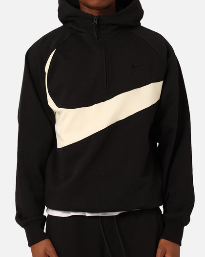 Nike Swoosh Fleece Half-Zip Hoodie Black/Coconut Milk