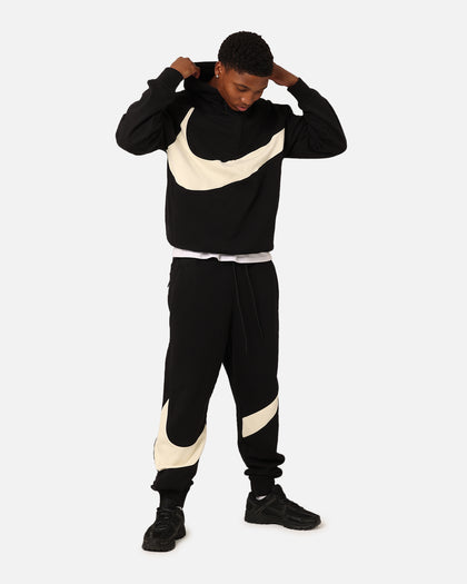 Nike Swoosh Fleece Half-Zip Hoodie Black/Coconut Milk