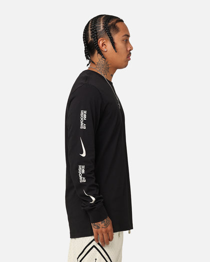Nike Sportswear Big Swoosh Long Sleeve T-Shirt Black