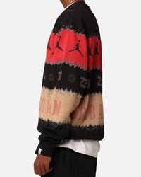 Jordan Essentials Holiday Fleece Crewneck Gym Red/Black