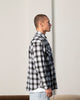 Carre Elevated Long Sleeve Button Up Shirt Black Plaid