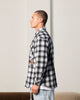 Carre Elevated Long Sleeve Button Up Shirt Black Plaid