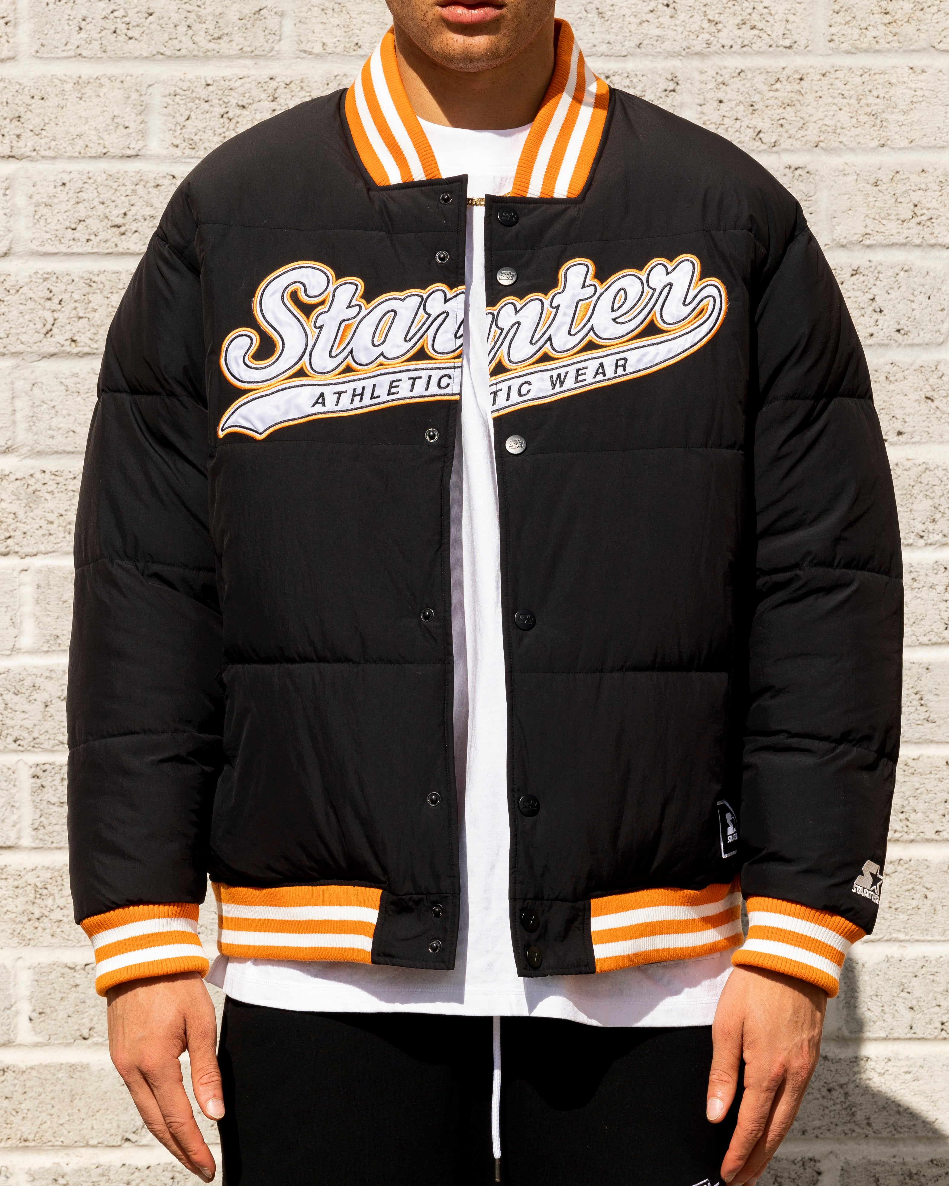 Starter Athletic Bomber Jacket Black | Culture Kings NZ
