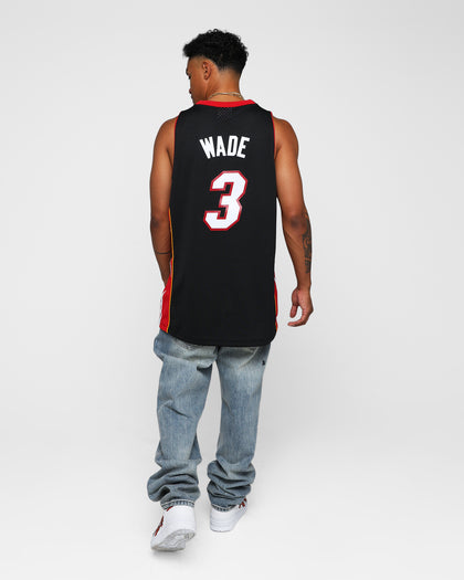 Mitchell & Ness Miami Heat Dwyane Wade 2012-2013 Swing Jersey Black