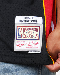 Mitchell & Ness Miami Heat Dwyane Wade 2012-2013 Swing Jersey Black