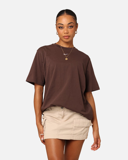 Nike Women's Sportswear Essential Boyfriend T-Shirt Baroque Brown