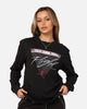 Jordan Women's Long Sleeve Graphic T-Shirt Black/Brown/Gym Red