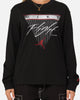 Jordan Women's Long Sleeve Graphic T-Shirt Black/Brown/Gym Red