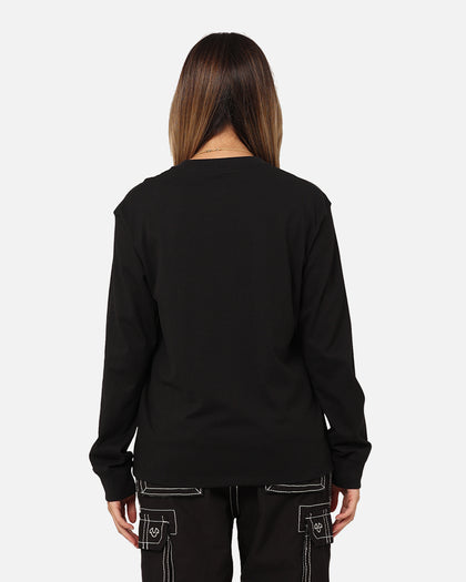 Jordan Women's Long Sleeve Graphic T-Shirt Black/Brown/Gym Red