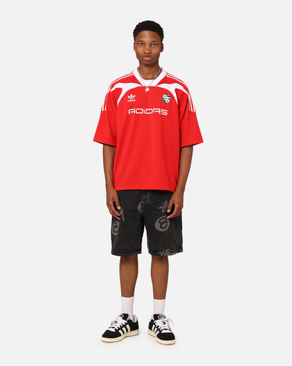 Adidas Oversized Short Sleeve Jersey Better Scarlet