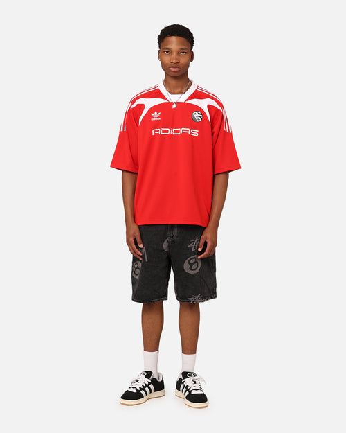 Adidas Oversized Short Sleeve Jersey Better Scarlet
