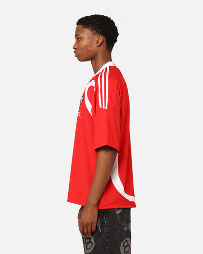 Adidas Oversized Short Sleeve Jersey Better Scarlet