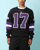 Carré Gridiron Knitted Sweater Black/Purple/White