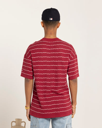 Carre Thorny Oversized T-Shirt Maroon