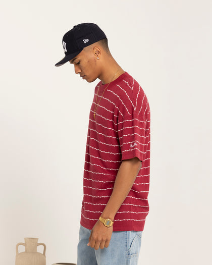 Carre Thorny Oversized T-Shirt Maroon