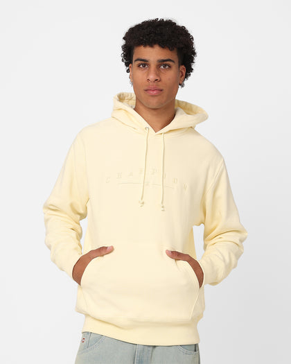 Champion Reverse Weave 2k Logo Hoodie Post Yellow