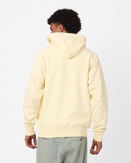 Champion Reverse Weave 2k Logo Hoodie Post Yellow