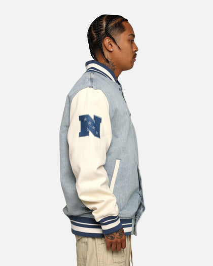 Pro Standard Dallas Cowboys Varsity Denim Jacket Denim/Linen