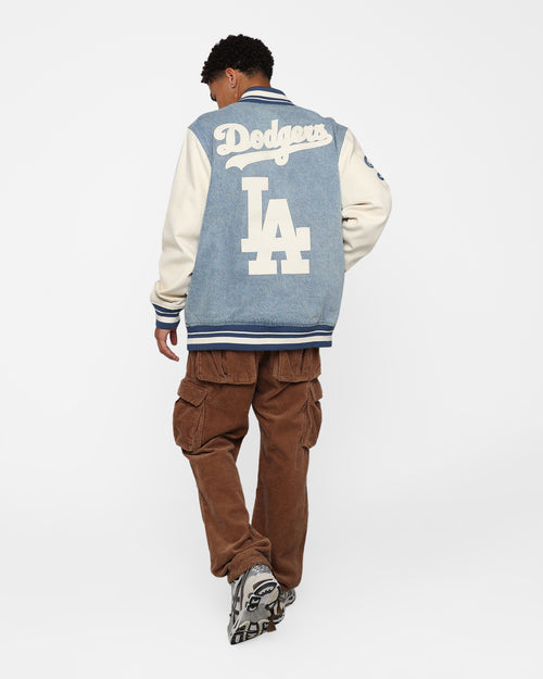 Pro Standard Los Angeles Dodgers Varsity Blue Jacket Denim/Linen