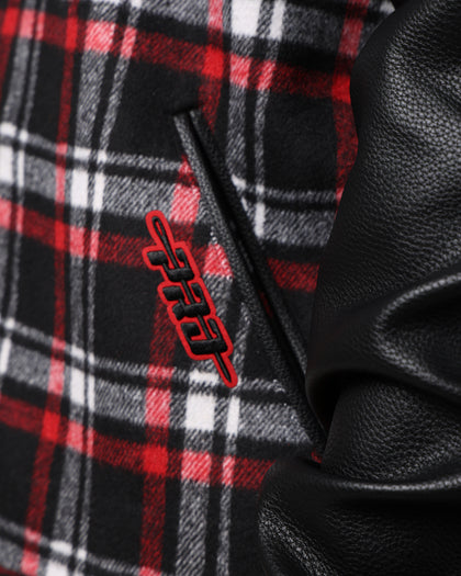 Pro Standard San Francisco 49ers Pro Prep Plaid Jacket Red/Black
