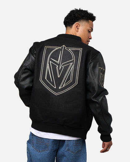 Pro Standard Vegas Golden Knights 'Black & Gold' Varsity Jacket Jet Black