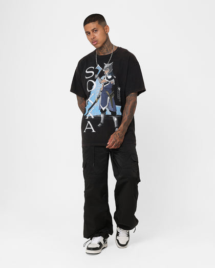 Goat Crew X Avatar: The Last Airbender Sokka Vintage T-Shirt Black Wash